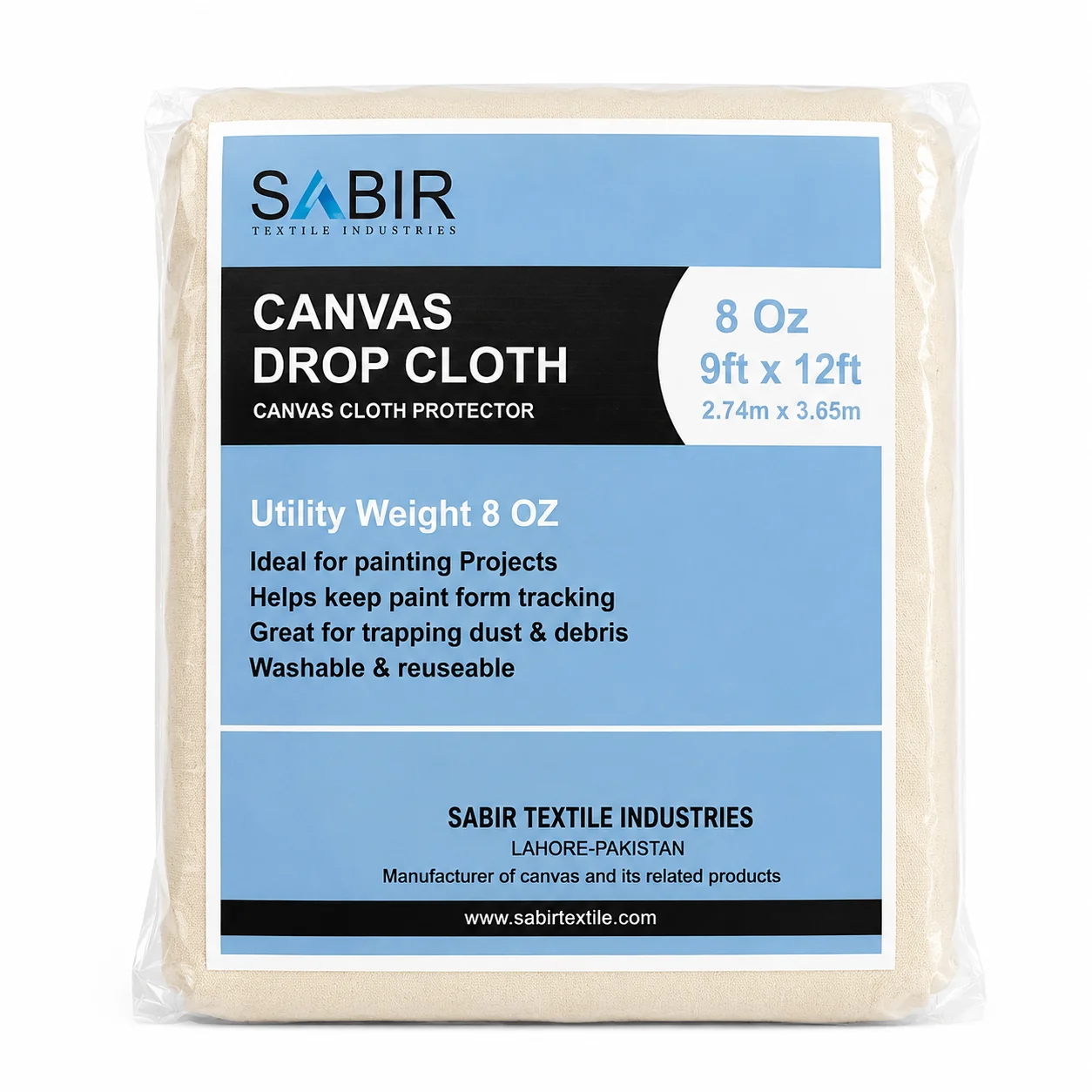9 x 12ft Heavy Duty Painter's Drop Cloth